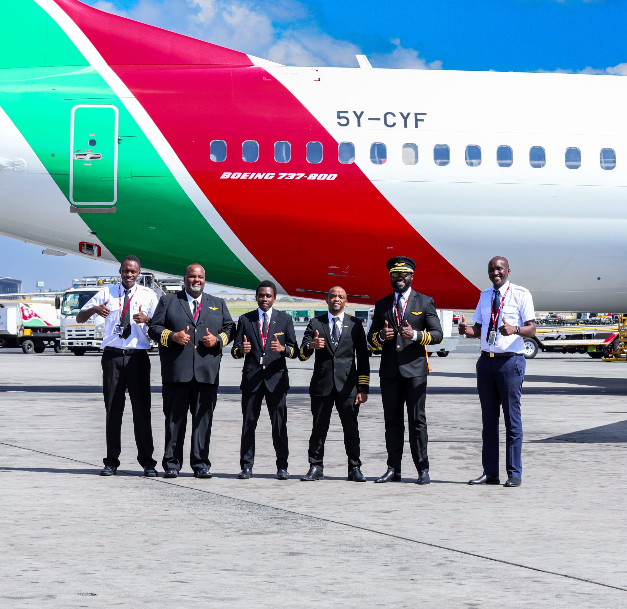 Kenya Airways add a Boeing 737-800 to its fleet