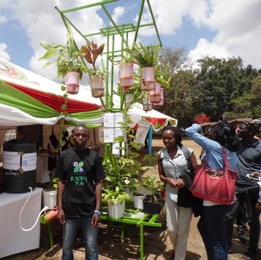 JKUAT aerial farm saves urbanites kitchen costs