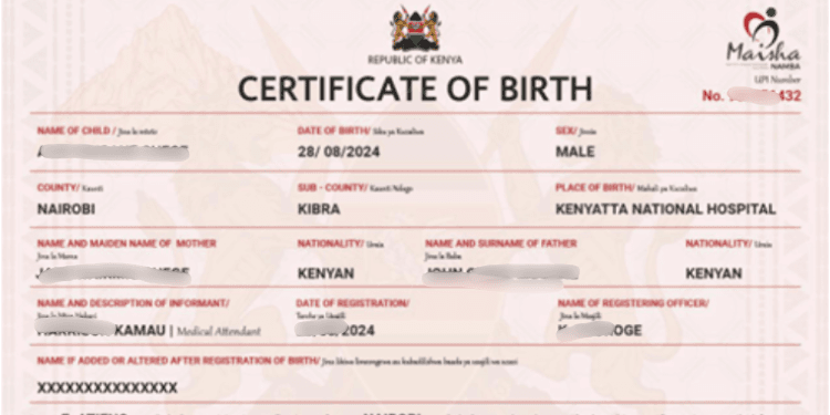 How Kenyans Can Register Birth Certificates for Children Born Abroad