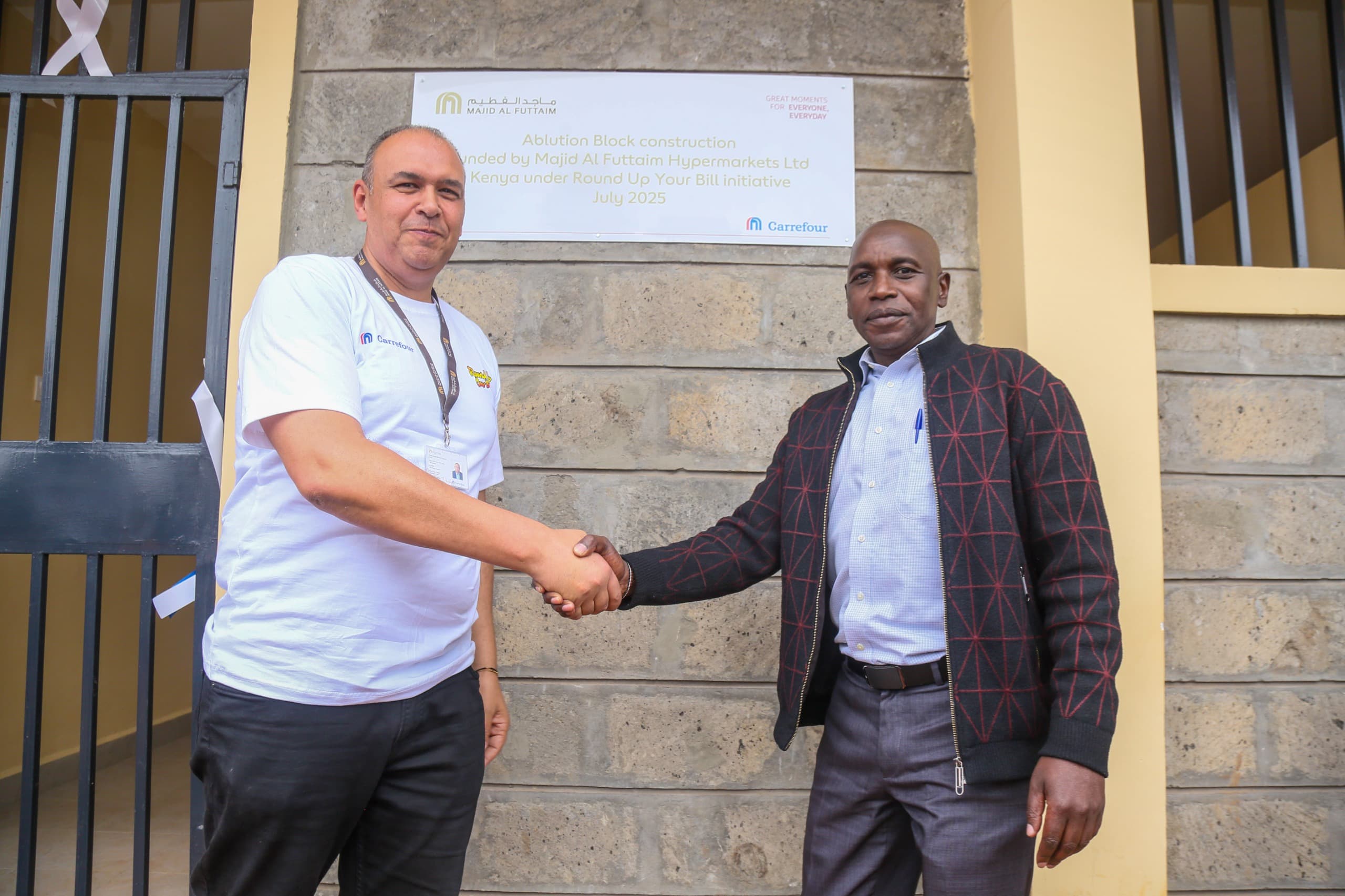 Carrefour builds Ksh. 6.9 Million sanitation facility for Mutuini Primary School