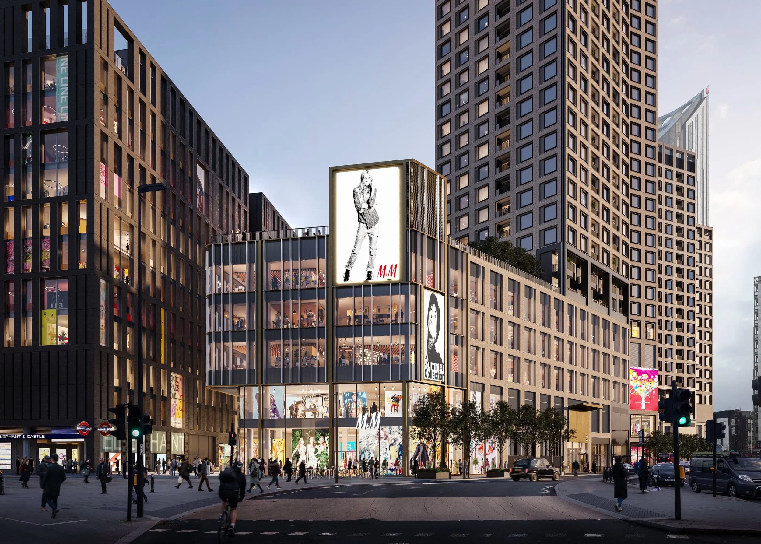 The £1.5 billion Elephant and Castle Town Center in London