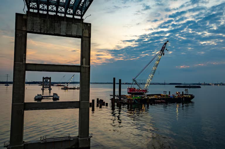 $5bn+ Key Bridge Rebuild in Baltimore Drops Kiewit Ahead of Phase Two Implementation