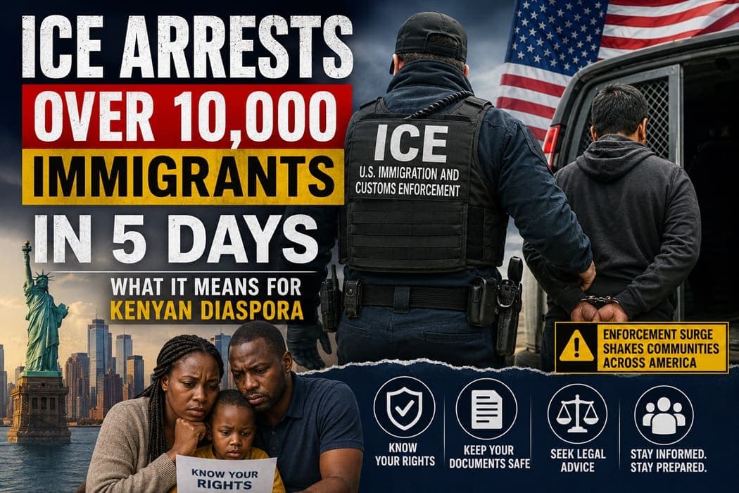 Alert: ICE Arrests Over 10,000 Immigrants in Just Five Days