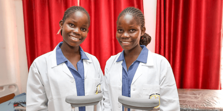 ‘Beryl and Sheryl’ KMTC Twin Sisters Turn Childhood Experience with Cousin’s Disability into Occupational Therapy Dream