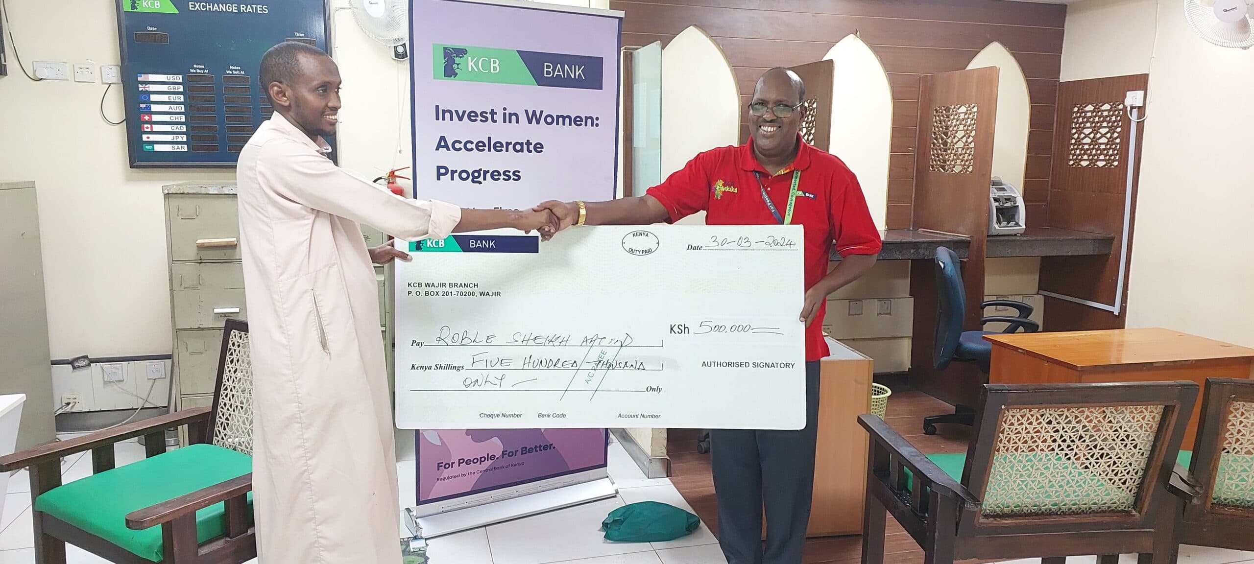 Roble Sheikh Aftin is the 3rd winner of the Gurumisha na KCB promotion
