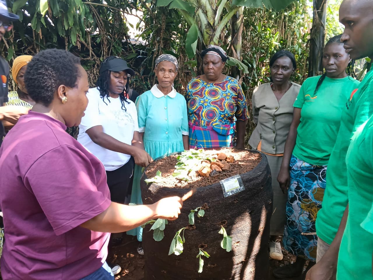 Practical Action trains youth, PWDs on sack garden farming