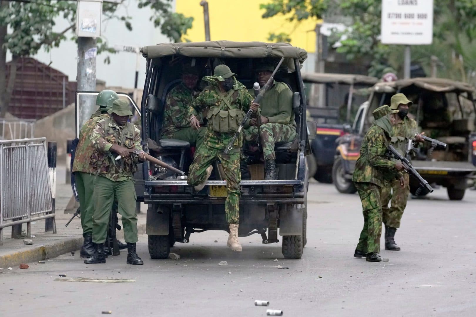 Most commonly used firearms by the Kenya Police