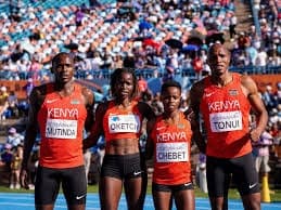 Tough luck for Team Kenya as they finish fourth in World Relay in Botswana