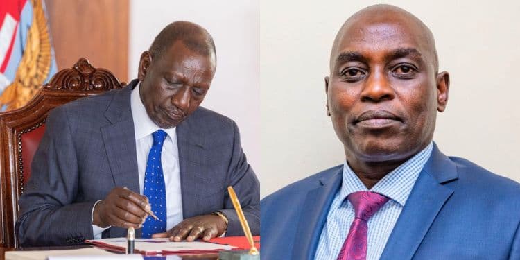 Ruto Mourns Mother of KERRA Chairman Anthony Mwaura