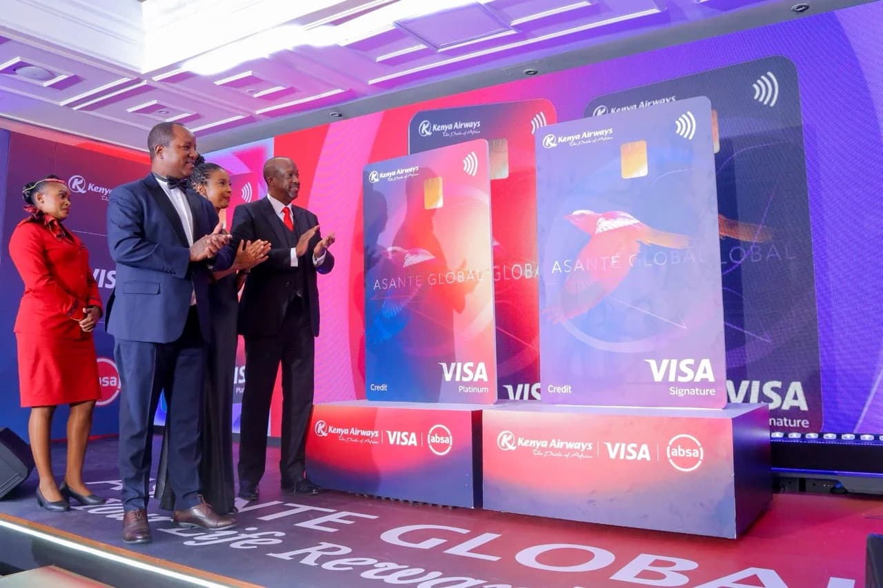 Absa, Kenya Airways and Visa launch the Asante Global credit card
