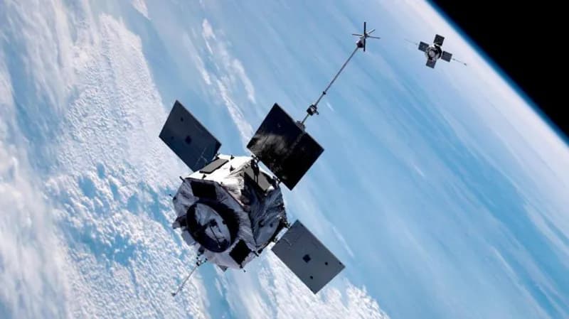 Nasa spacecraft weighing 600kg re-enters Earth’s atmosphere