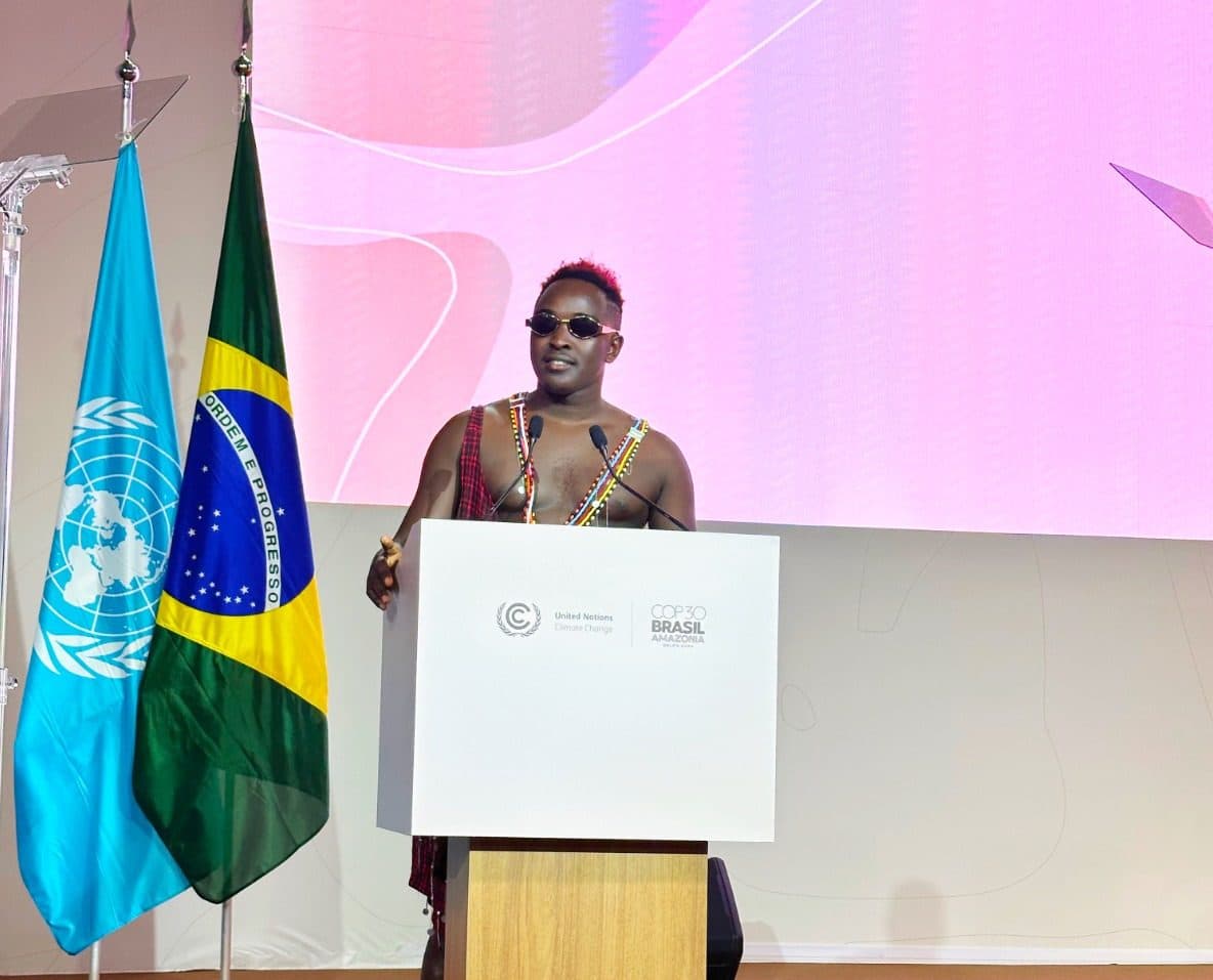 Maasai musician turns traditional sounds into a voice for climate justice