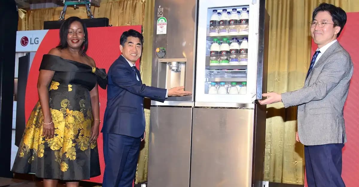 LG Launches Mirror InstaView Refrigerator in Kenya