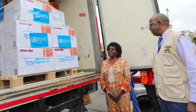 WHO donates Sh10 million health kits to Kenya