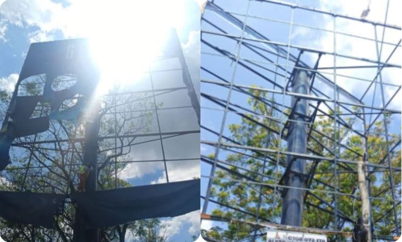 Sakaja’s Government Goes After Defaulters in Citywide Billboard Cleanup