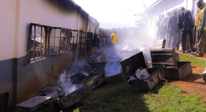 Fire razes dormitory at Sameta Boys in Kisii