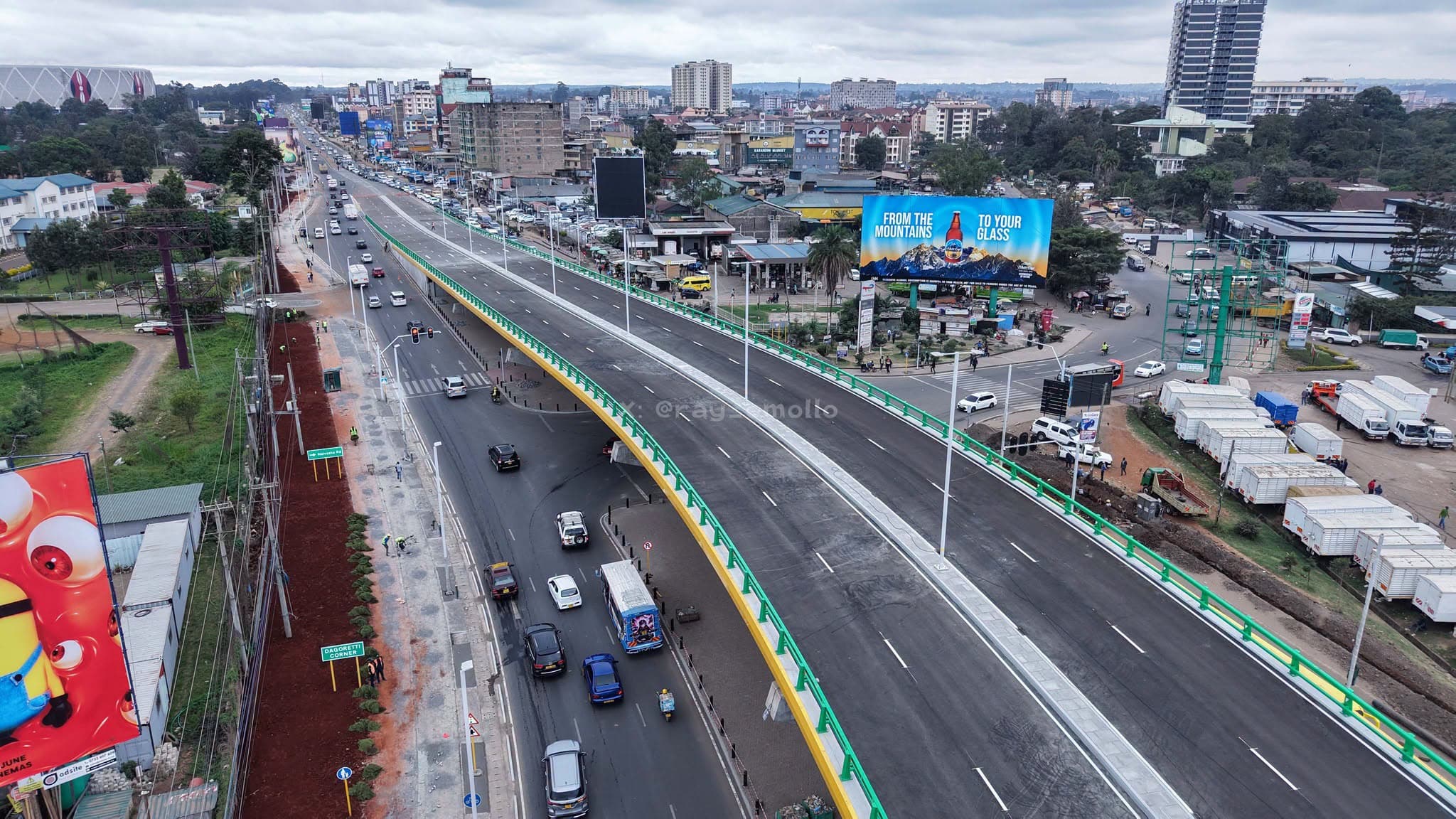 Ngong Road-Naivasha Road flyover ready for launch
