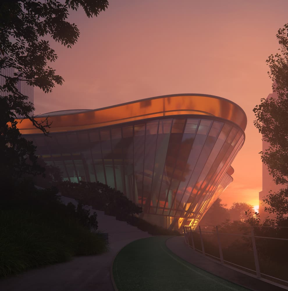 China-headquartered MAD Architects Unveil a Lucid Design for the Cloud 9 Sports Center: Resembles a Luminous Cloud