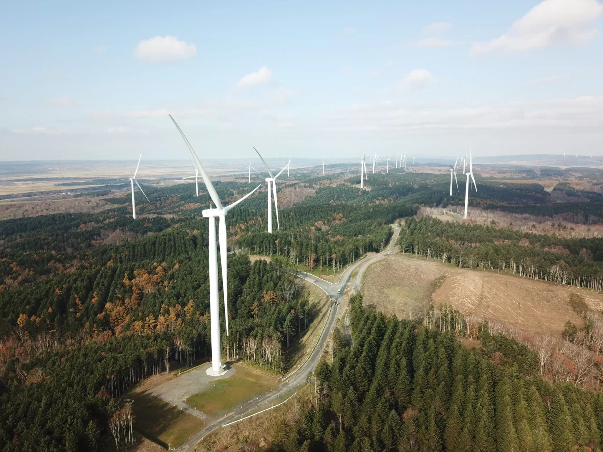 A Look at Ashikawa Wind Farm in Japan’s Largest Prefecture, Hokkaido