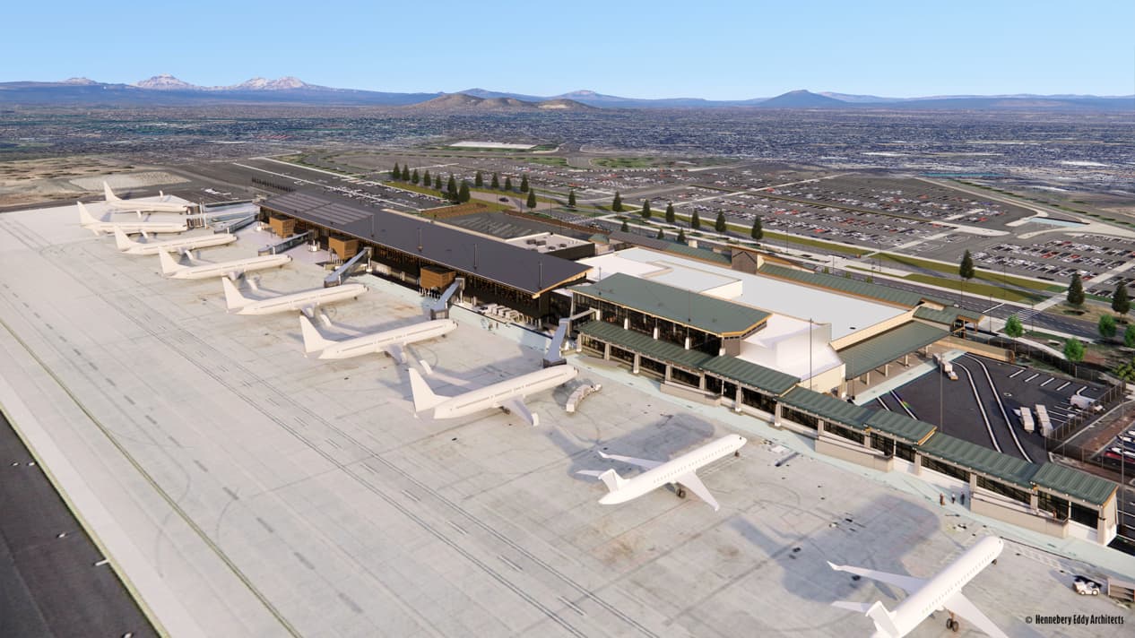 Redmond City Council, Oregon, Approves $117M for Major Airport Terminal Expansion