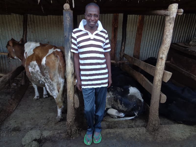 Former hardware businessman now makes Sh7,500 a day from dairy farming in Kawangware