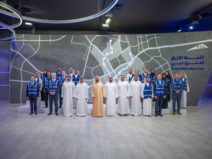 RTA Reveals Major Progress on $5.6B Dubai Metro Blue Line Underground Tunnels