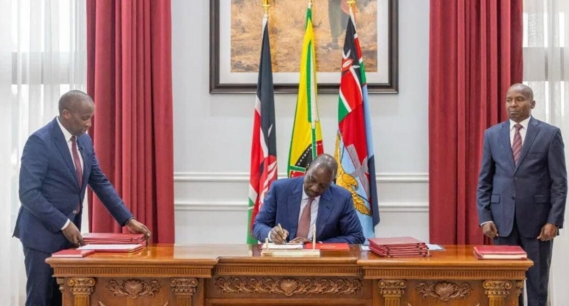 Raila’s Death: The Bills that Ruto Signed into Law During Mourning