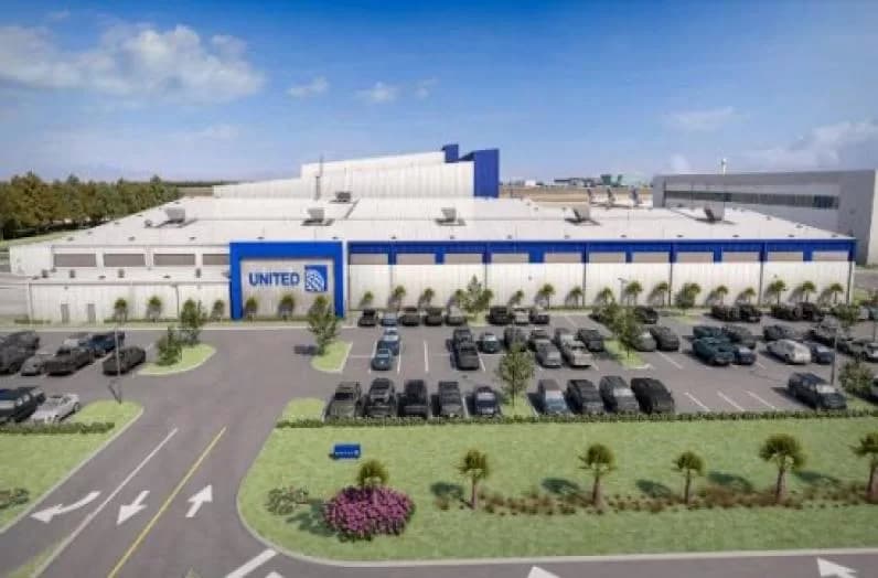 United Airlines Orlando International Airport Maintenance Repair Overhaul (MRO) complex project