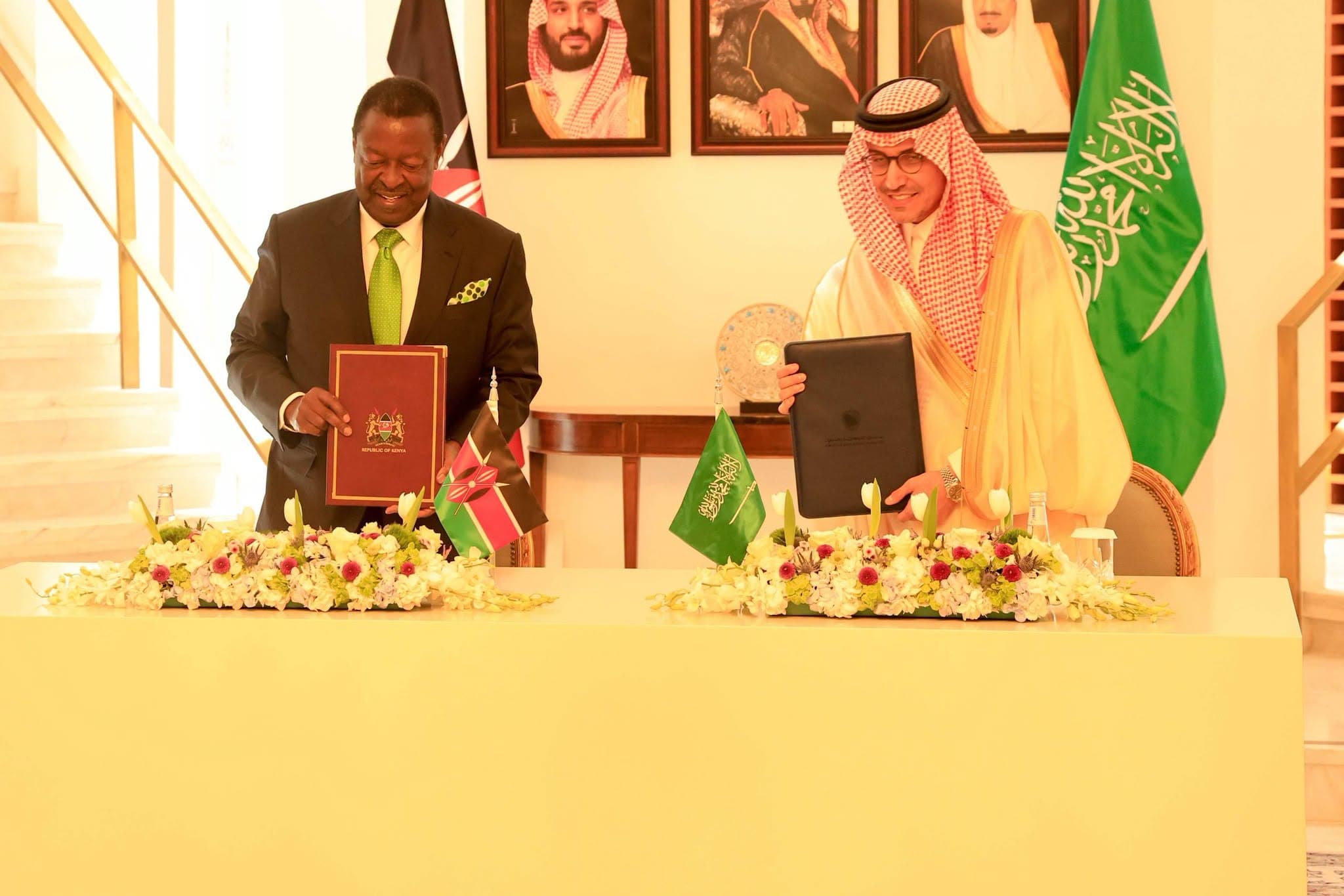 Mudavadi hails Kenya-Saudi agreements on labour and investment
