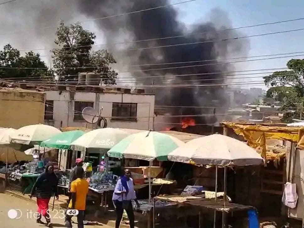 Many left homeless after fire breaks out in Kangemi