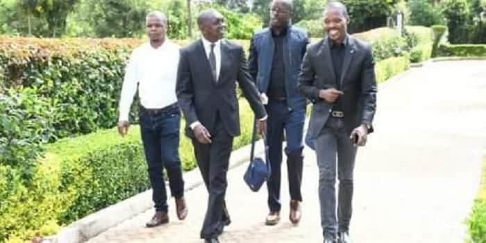 Raila Odinga Jnr Meeting With Kapseret MP Oscar Sudi