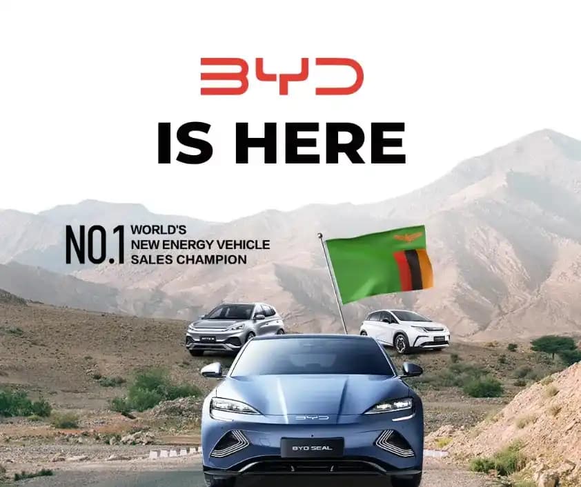 BYD Set to Launch its Electric Vehicles in Zambia