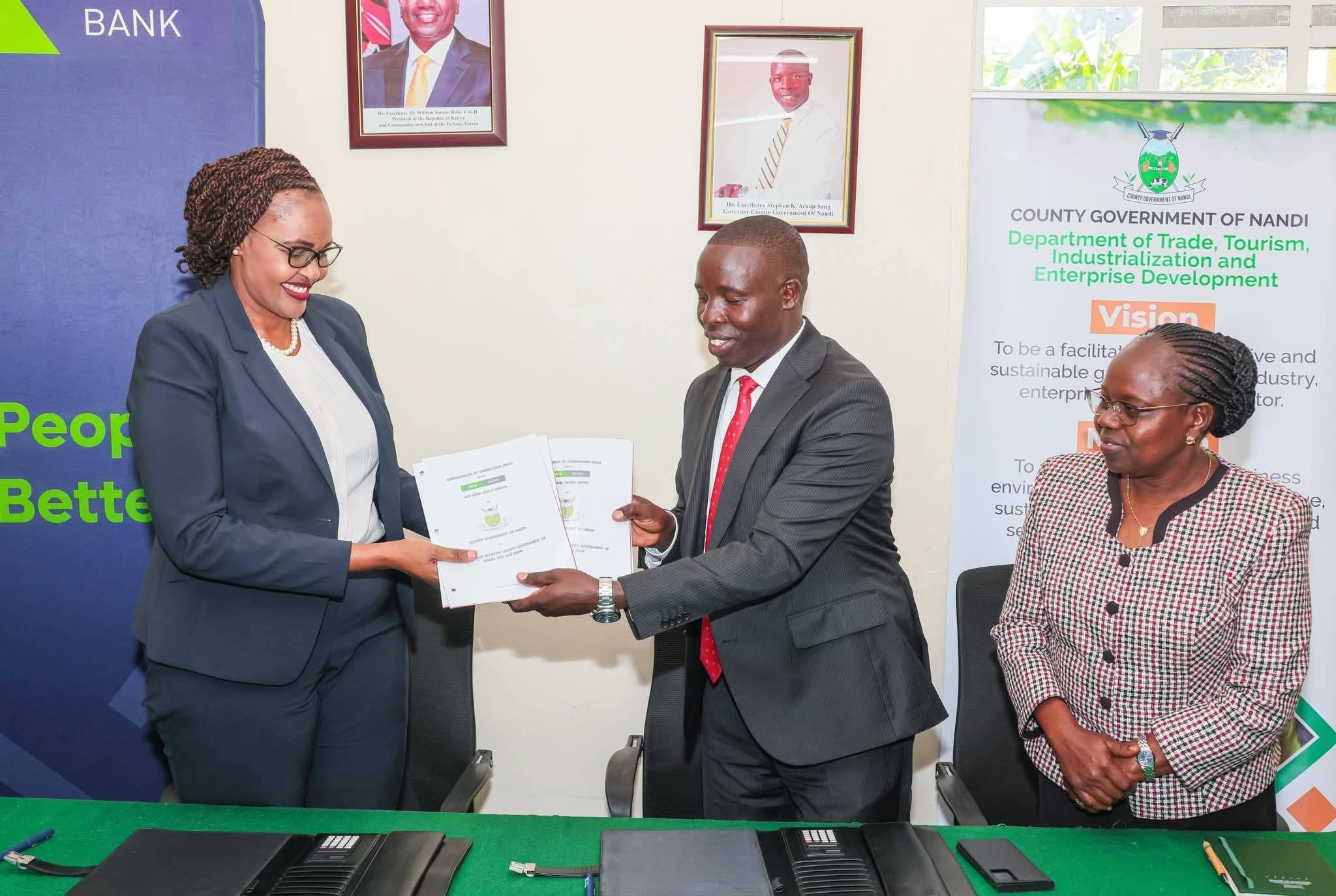 KCB, Nandi County signs deal to solarize schools and health facilities