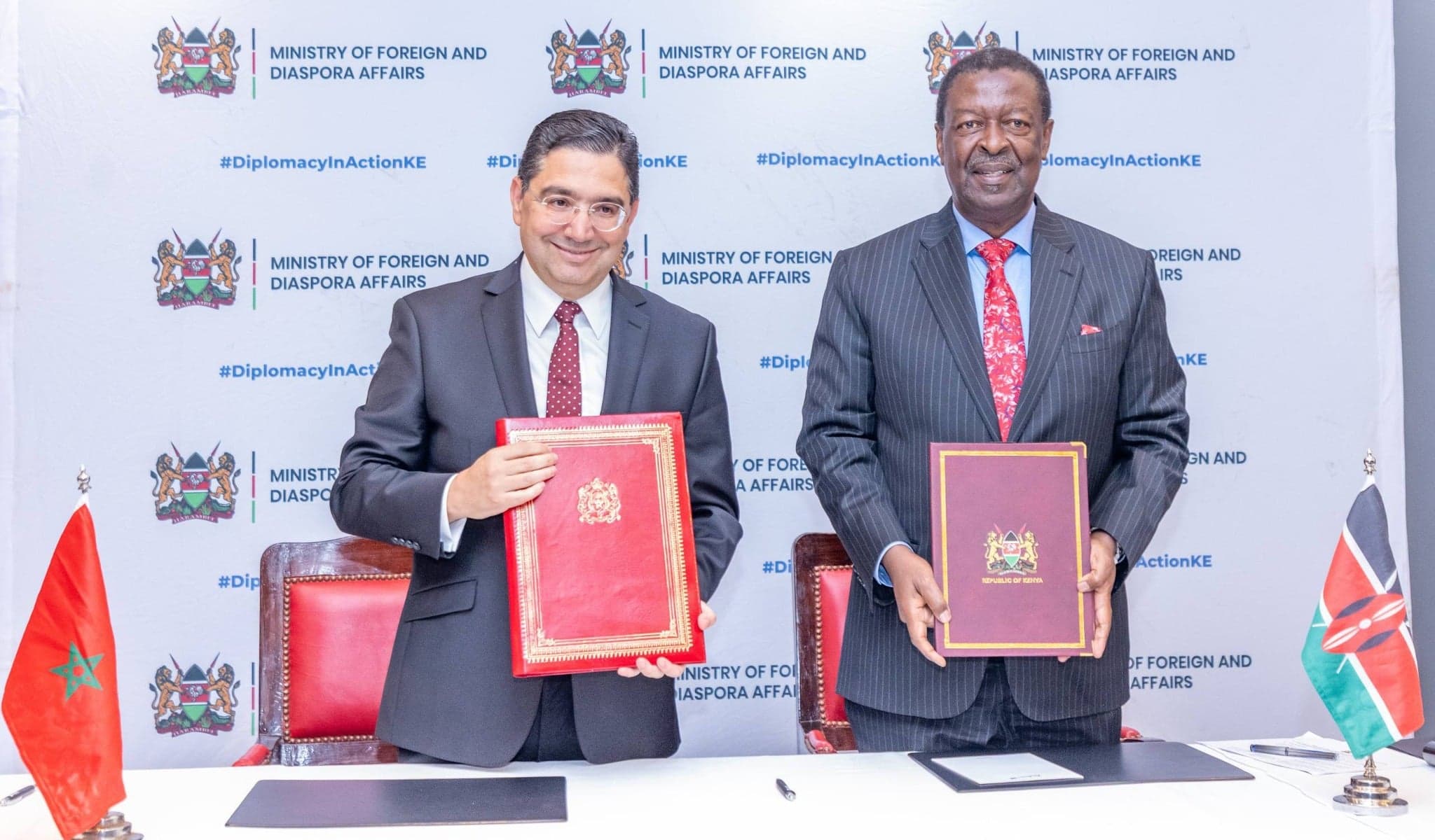 Kenya Supports Morocco’s Sovereignty as the Two Countries Sign 11 Deals in Nairobi