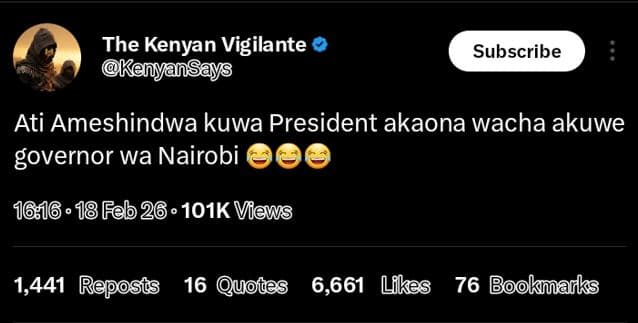 Hilarious Kenyan Tweets on X to Beat the Monday Blues