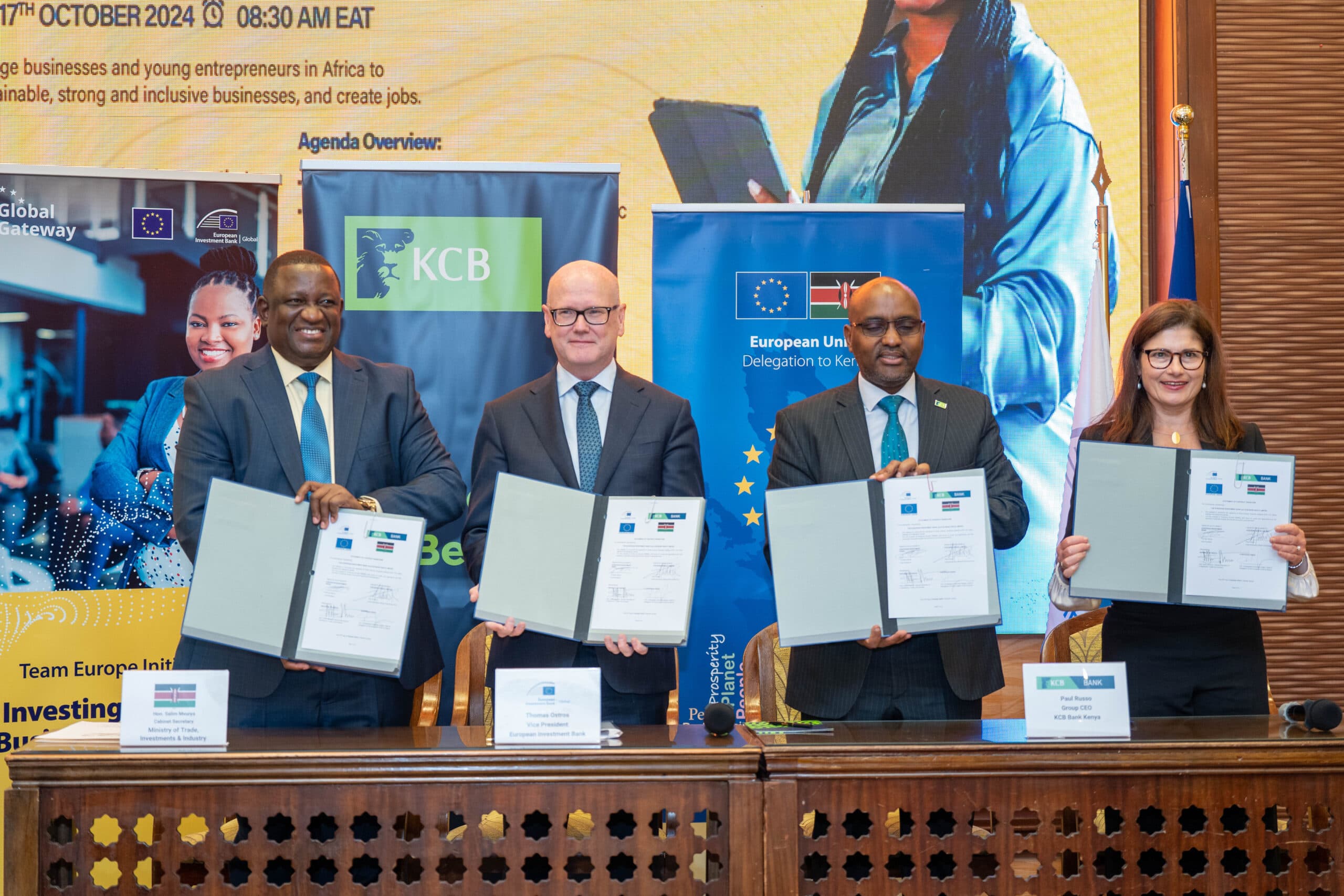 EIB Global & KCB Bank launch Ksh. 32B loan initiative to support SMEs, youth & women