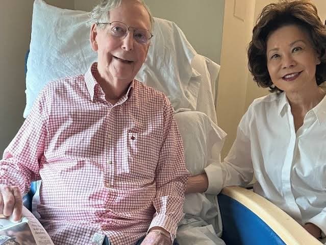 US Senator Mitch McConnell says absence due to fall and pneumonia