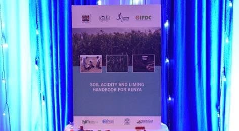 KALRO informs soil liming can double crop yields, launches farmer handbook
