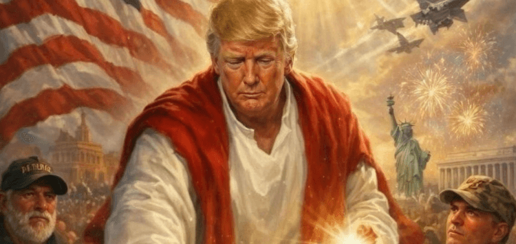 Trump Loses Republican Support After Depicting Himself as Jesus