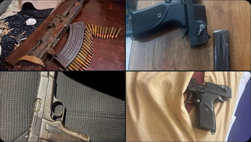 Police Foil Eastleigh Robbery, Arrest Kenyan and Ugandan Robbery Gang with AK-47 and Pistols