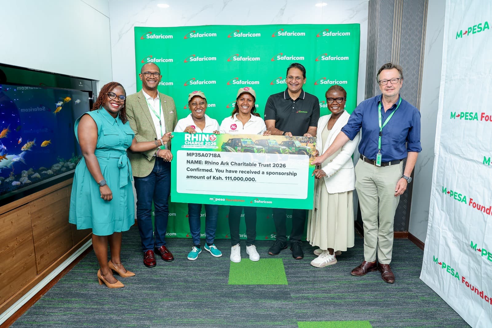 Safaricom, M-PESA Foundation Commit Sh114 Million to 2026 Rhino Charge