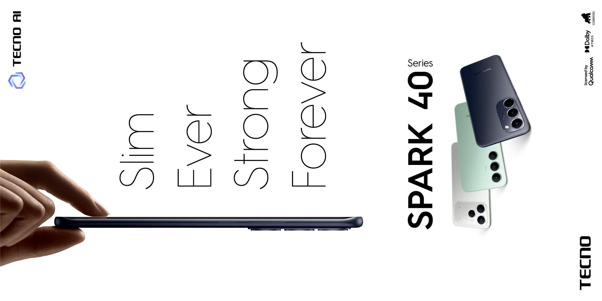 TECNO Launches SPARK 40 Series with Slim Designs and Wireless Charging