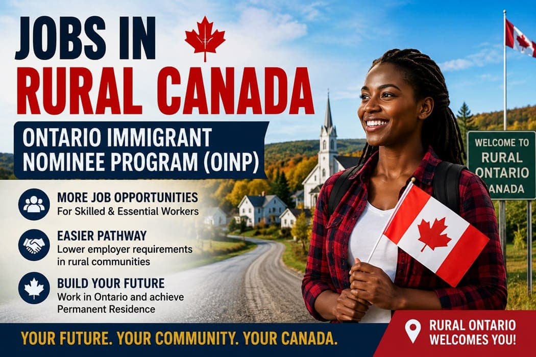 Great News: Ontario Rural Canada Jobs Open Through OINP