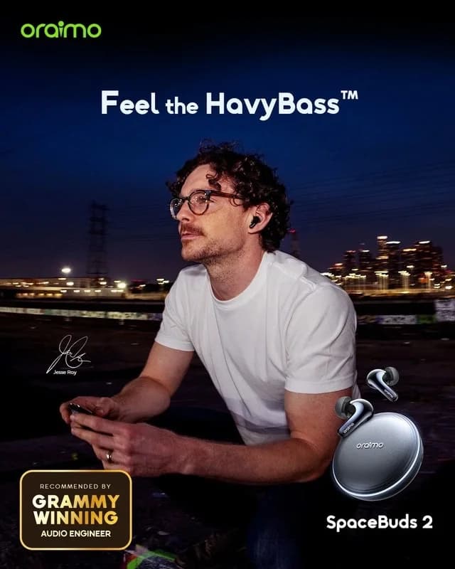 oraimo Launches SpaceBuds 2: AI-Powered Flagship Earbuds Endorsed by Grammy Award-Winning Excellence
