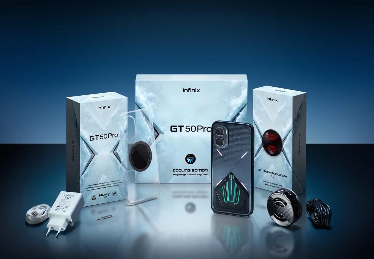 Infinix GT 50 Pro Goes Official: Liquid Cooling, Pressure-Sense Triggers, and 144Hz Gaming