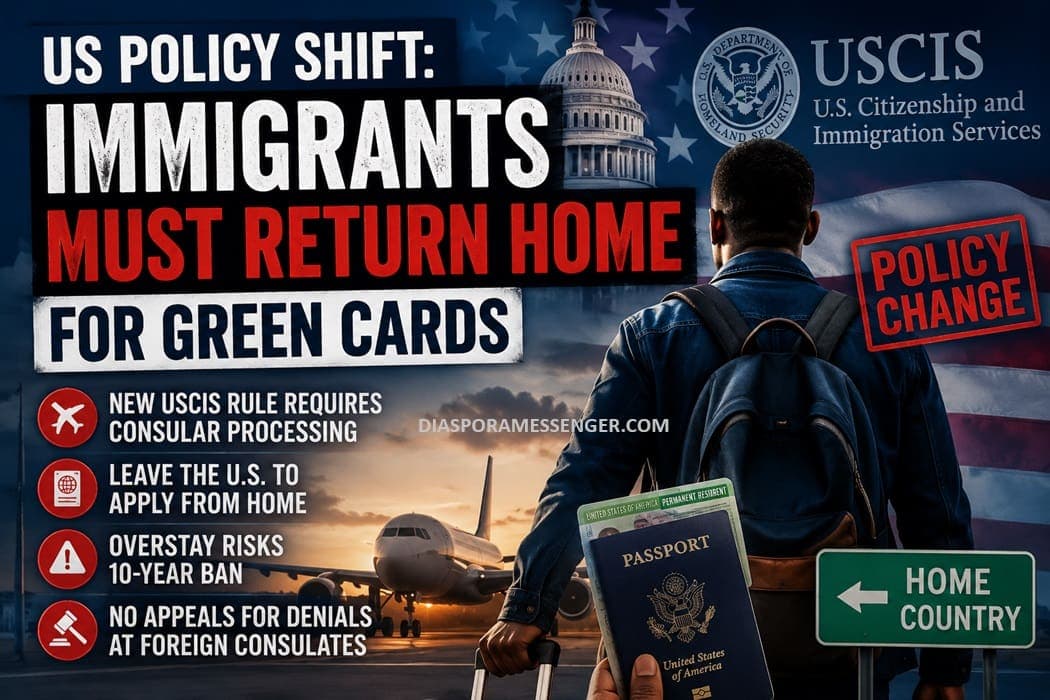 Shocking Policy: Immigrants Must Return Home for Green Cards