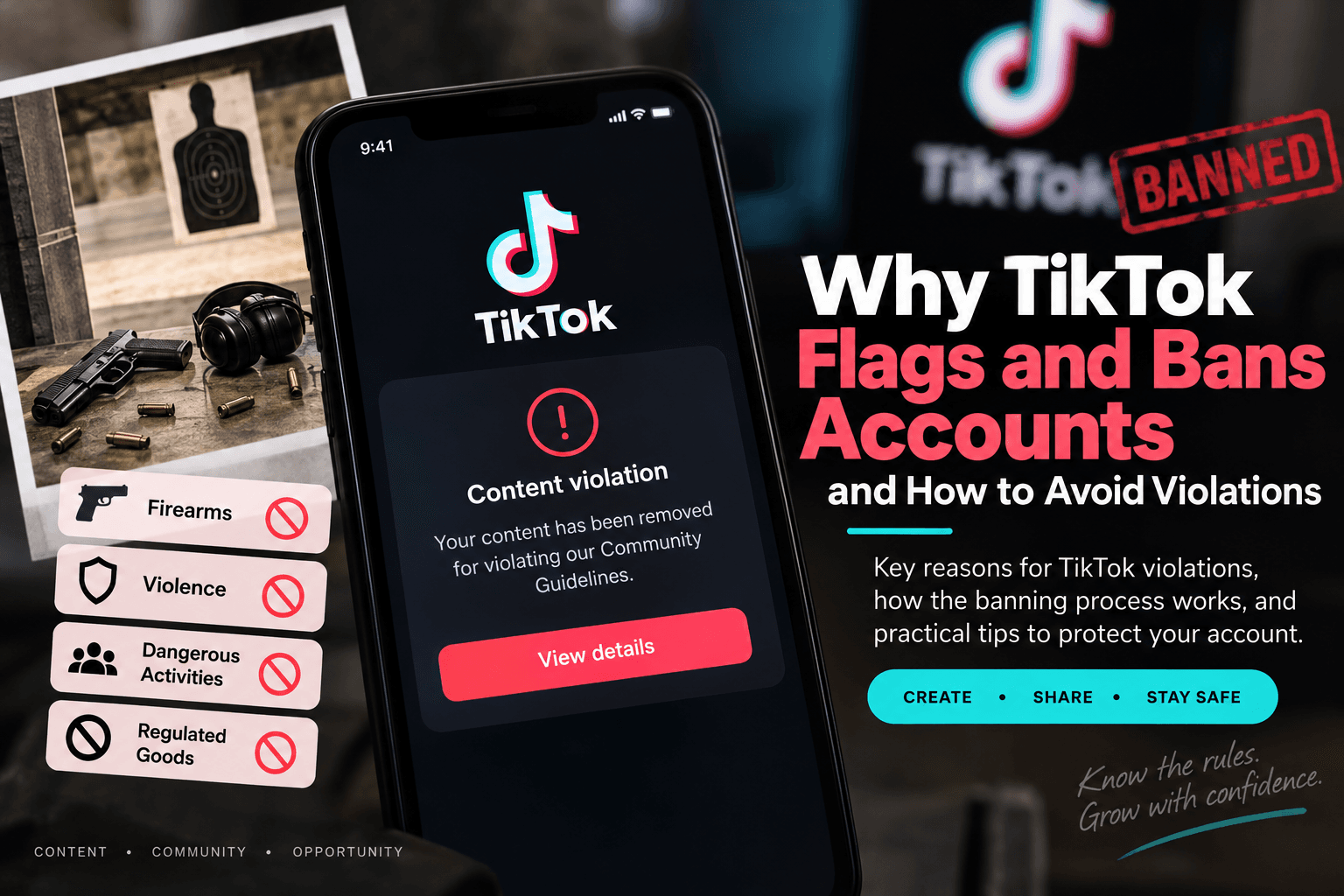 Why TikTok flags and bans accounts and how to avoid violations