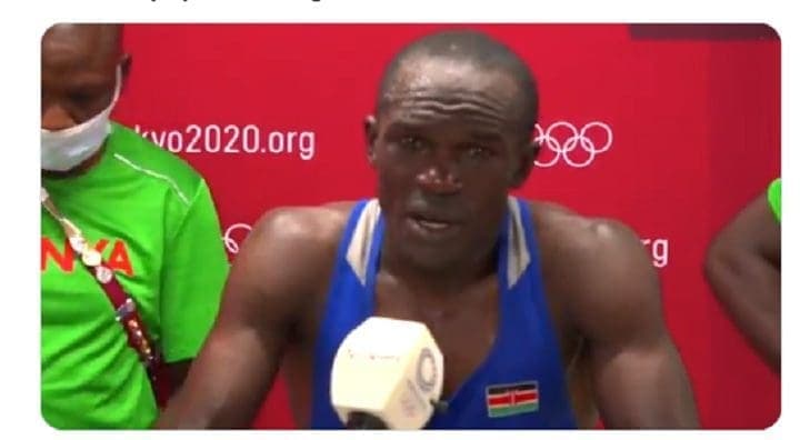 Kenyan Boxer Nick Okoth’s apology for missing medal at the Olympics goes viral