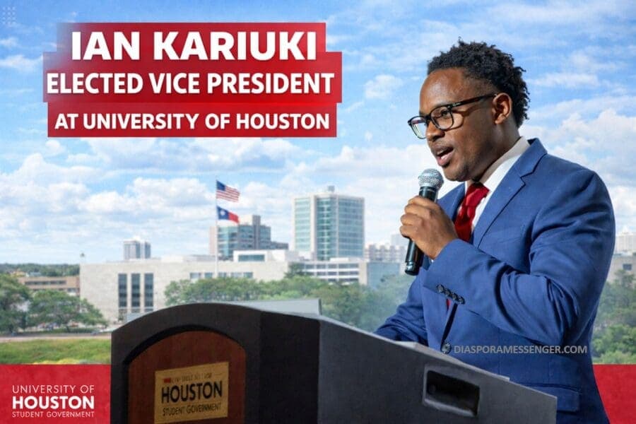 Kenyan American Ian Kariuki Victory at University of Houston