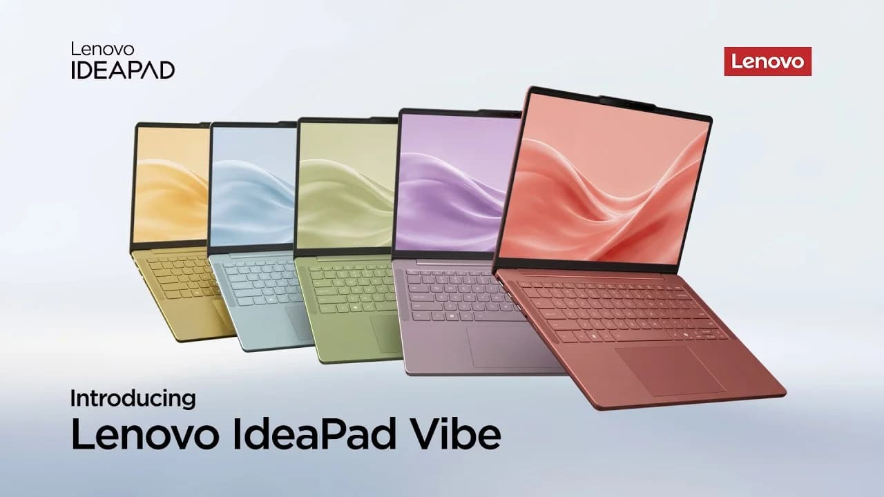 Lenovo’s IdeaPad Vibe costs the same as a MacBook Neo and comes in seven colours